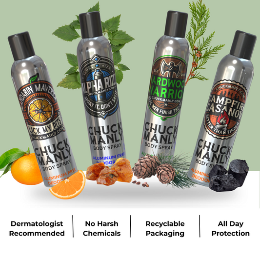 NATURAL SPRAY DEODORANT - ALUMINUM FREE, AEROSOL FREE,